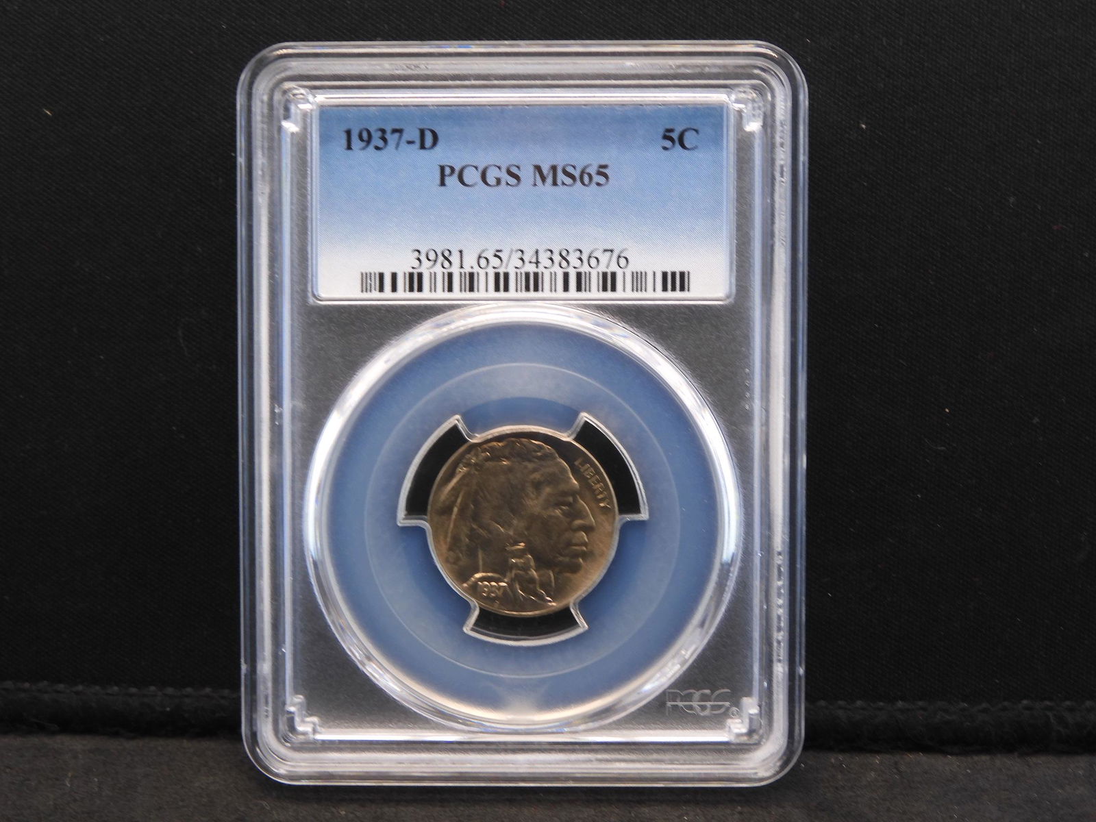 1937-D Buffalo Nickel PCGS MS65 Great Luster (1 of 4)