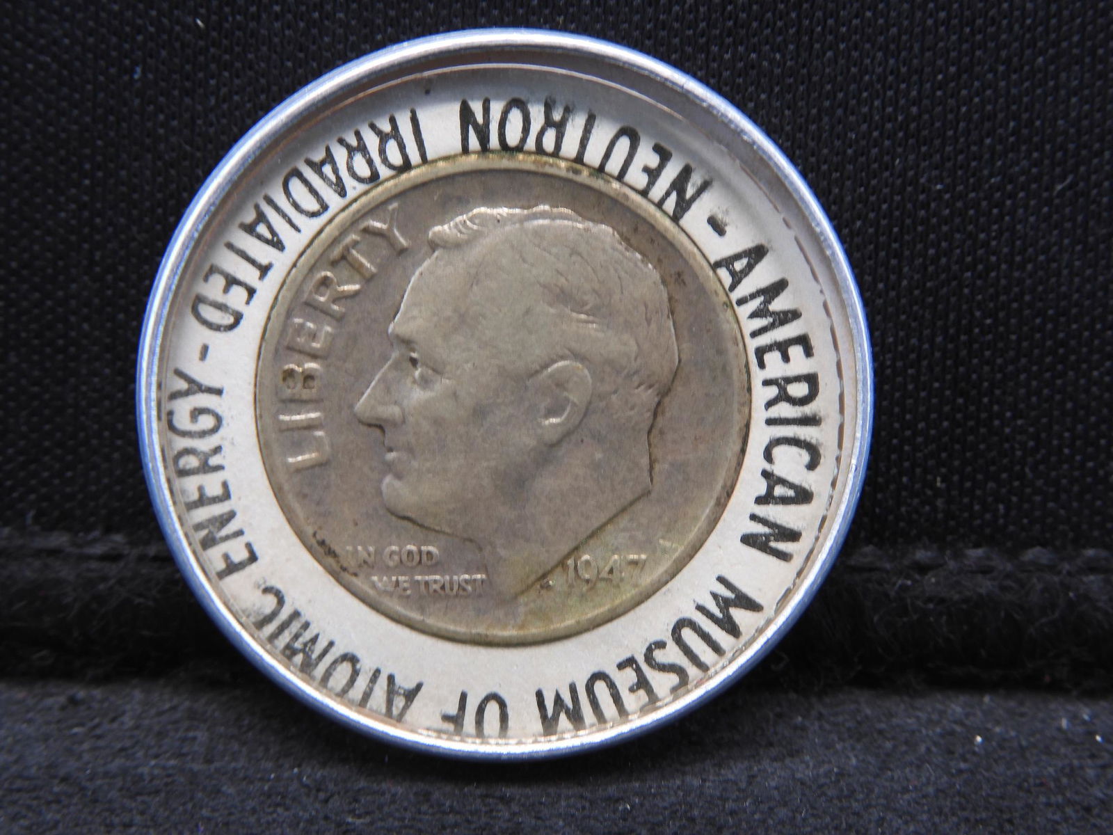 American Museum of Atomic Energy Souvenier Silver Dime (1 of 2)