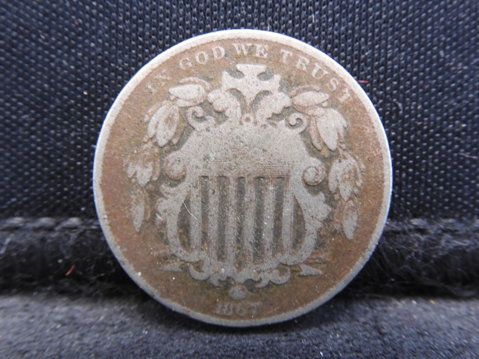 1867 Shield Nickel - No Rays (1 of 2)