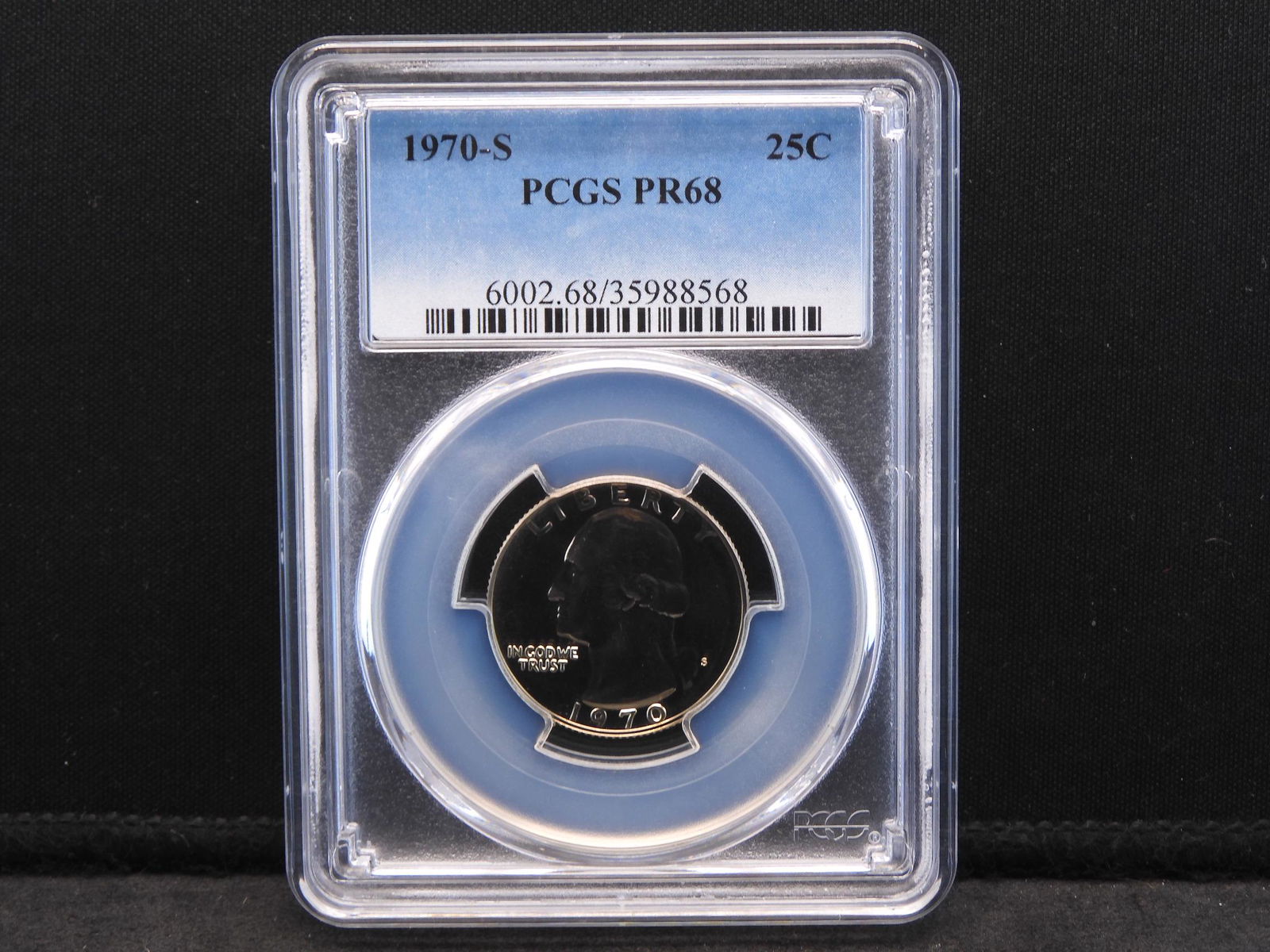 1970-S PCGS PR68 Washington Quarter (1 of 4)