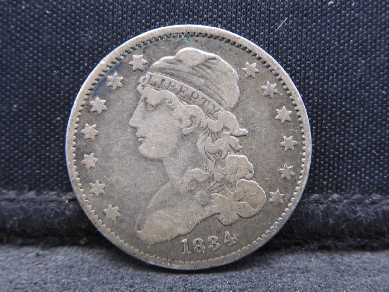 1834 Capped Bust Quarter Nice Mid Grade Type (1 of 2)