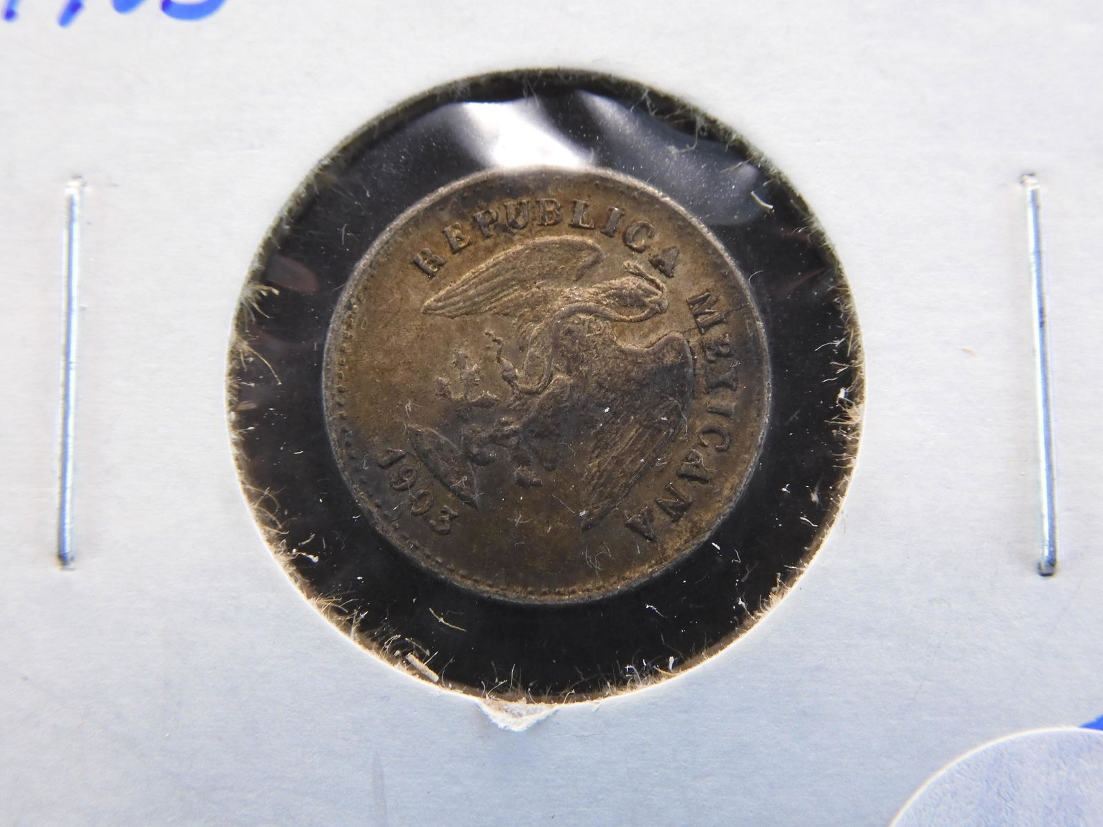 1903 Mexico 5 Centavos 90%Silver (1 of 3)