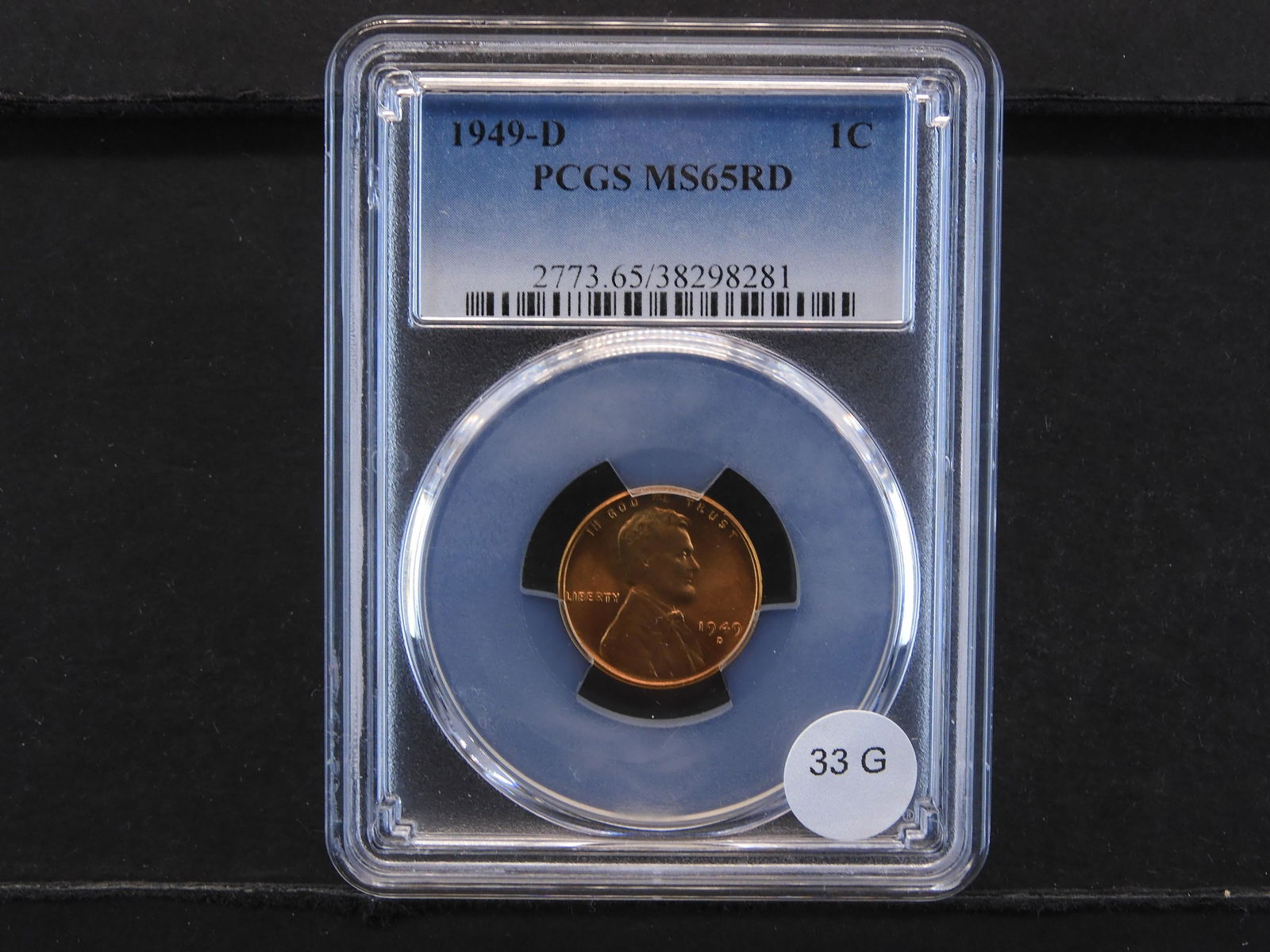 1949-D Lincoln Wheat Cent PCGS MS65RD - PCGS Price $24 (1 of 4)