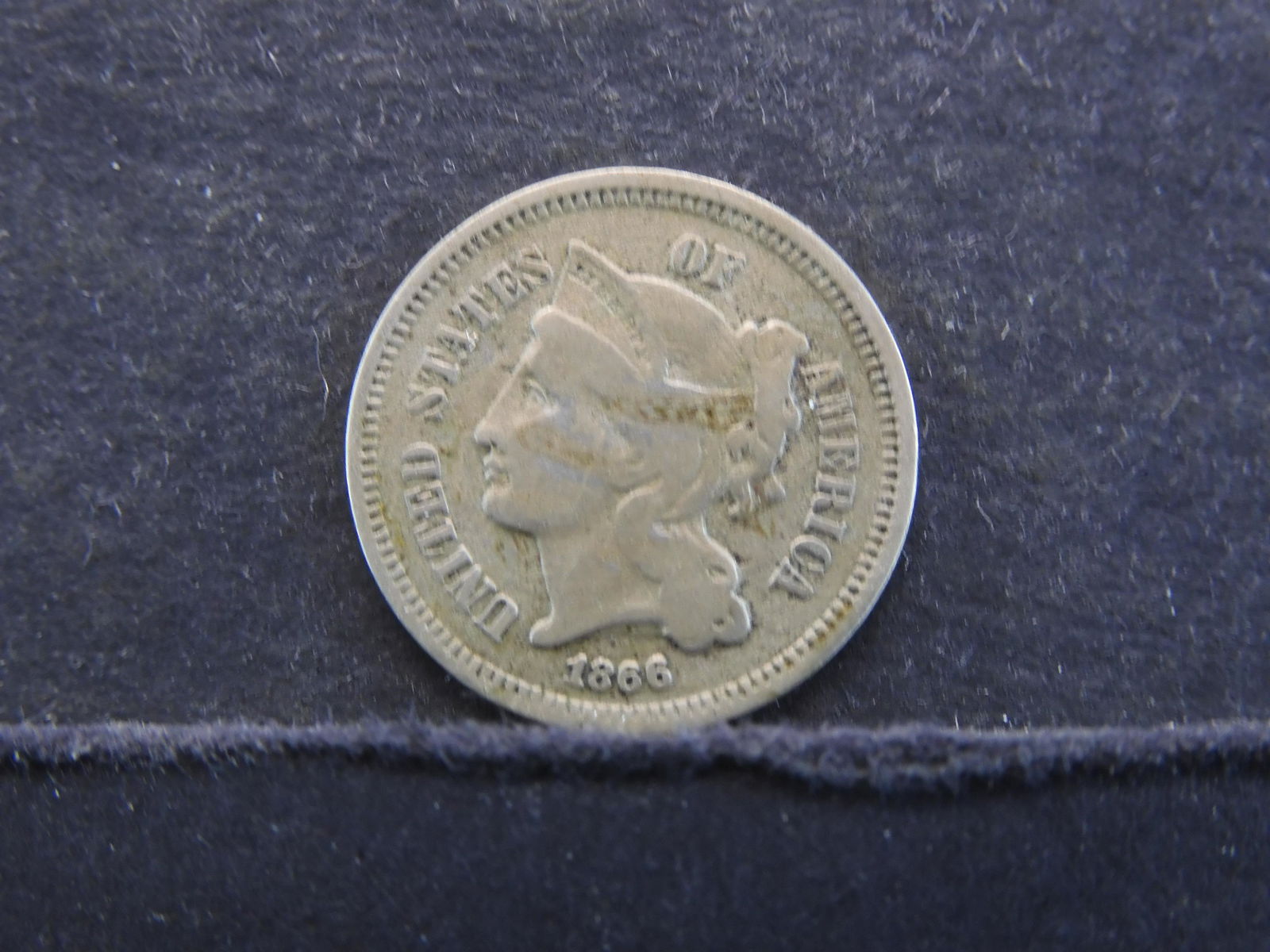 1866 Three Cent Nickel (1 of 2)