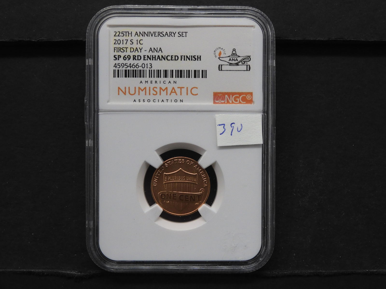 2017-S Enhanced Finish Lincoln Cent NGC SP69 certified. (1 of 4)