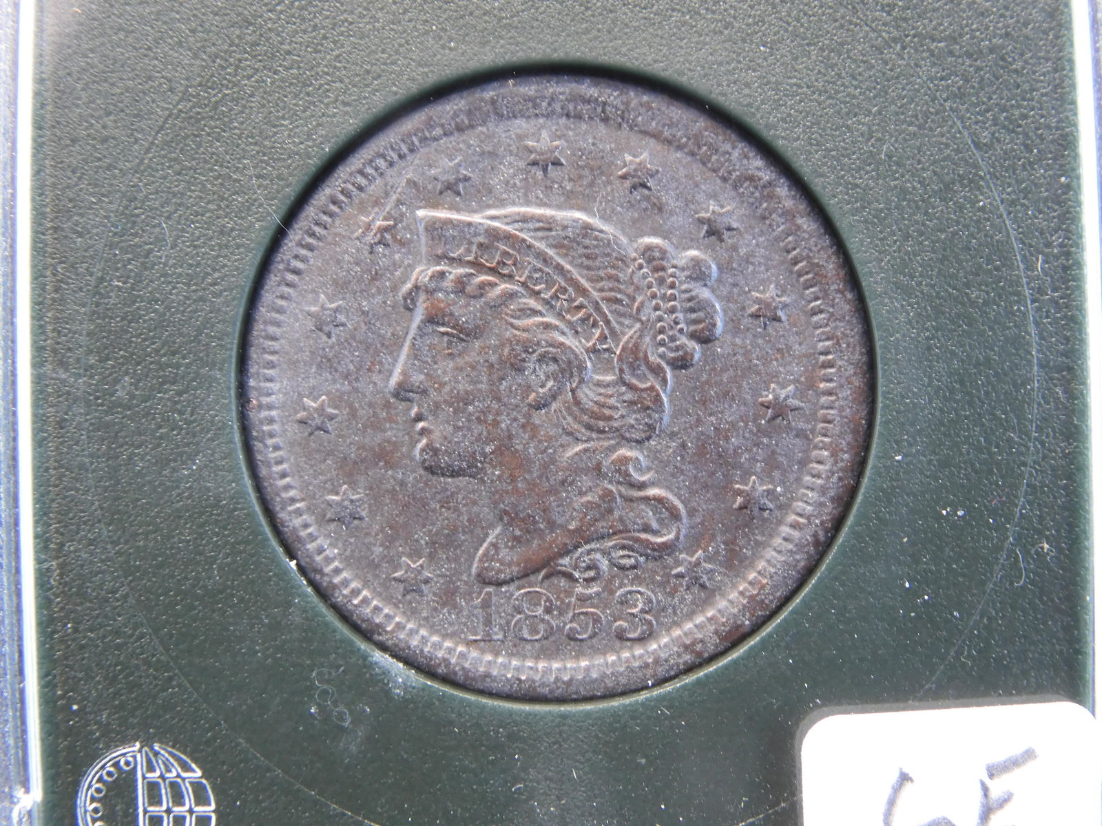 1853 Large Cent, Full Liberty (1 of 4)