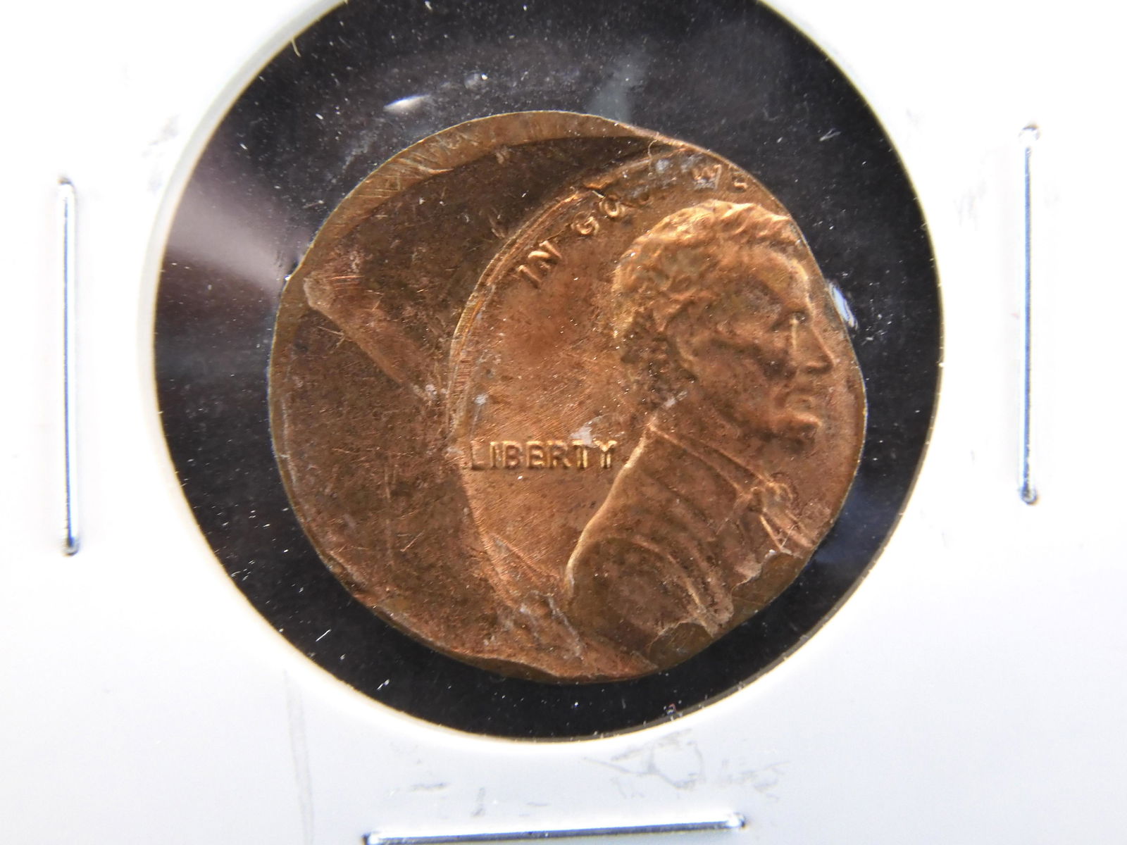 U.S. Mint Error: No Date Off-Centered Lincoln Penny (1 of 3)