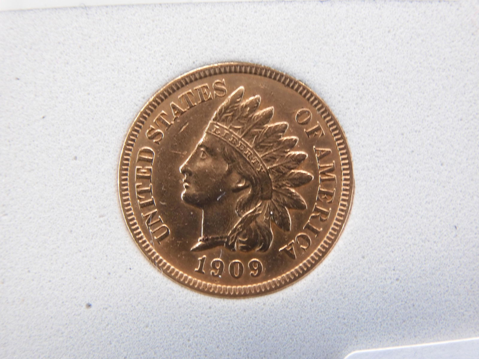 1909 Indianhead Full Liberty, 4 Diamonds, Cleaned (1 of 4)