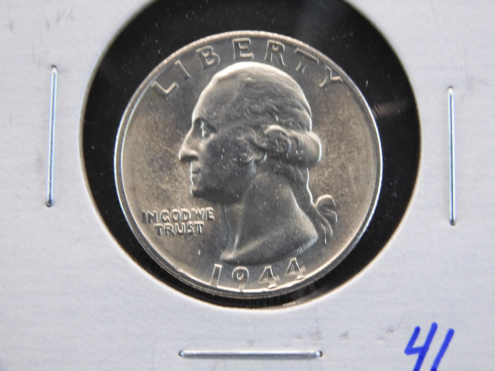 Uncirculated 1944-S Washington Silver Quarter (1 of 3)