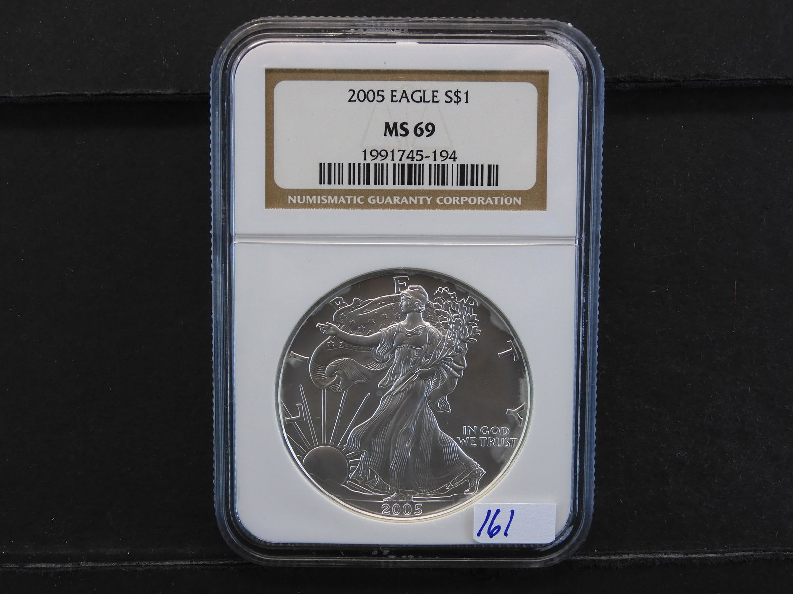 NGC Graded MS69 2005 Silver Eagle (1 of 4)