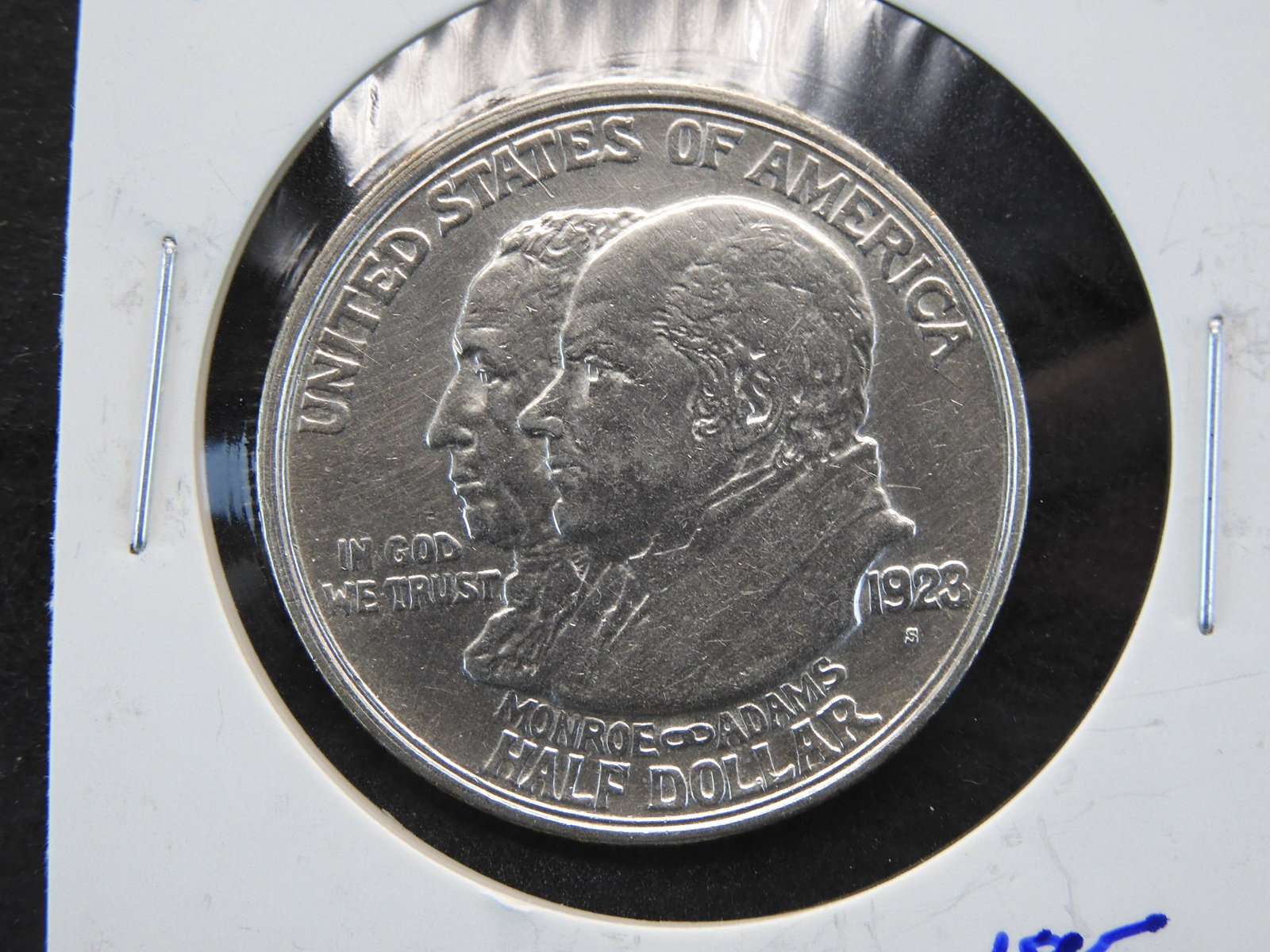 1923-S Monroe Silver Commemorative Half Dollar: 1923-S Monroe Silver Commemorative Half Dollar