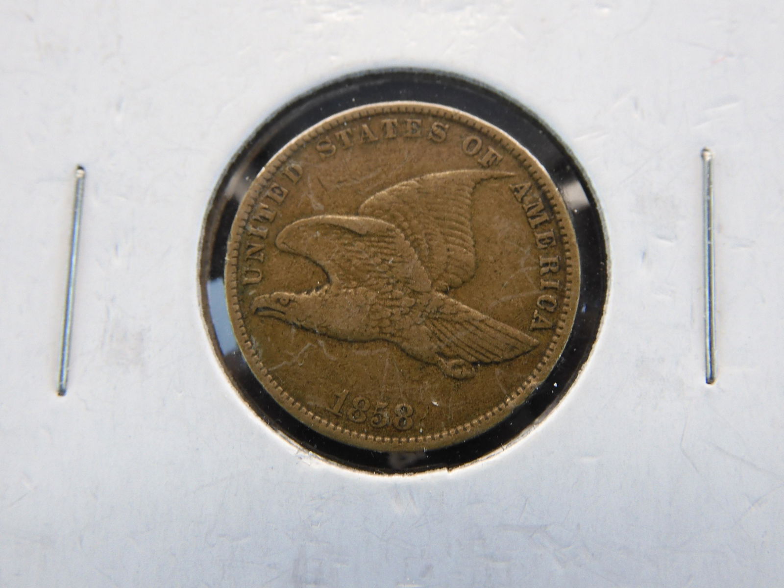 1858 "Small Letters" Flying Eagle Cent (1 of 3)