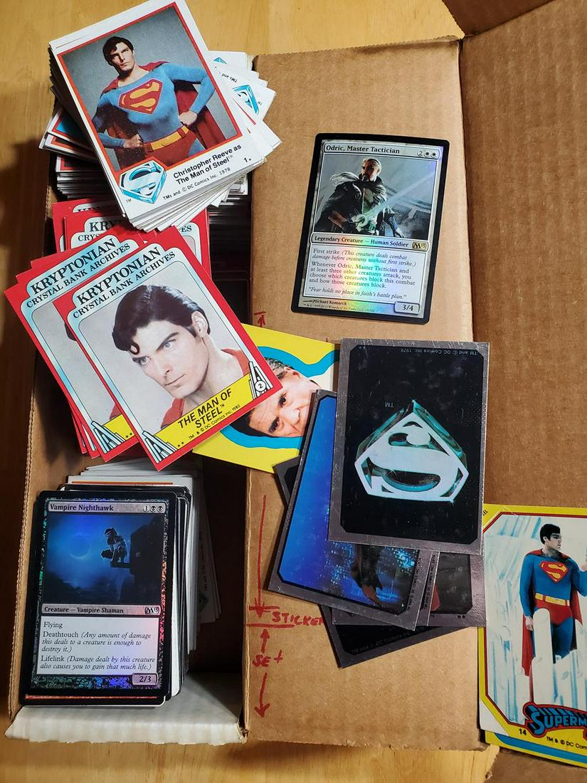 Superman The Movie, Superman II and Magic The Gathering: Superman The Movie, Superman II and Magic The Gathering Box