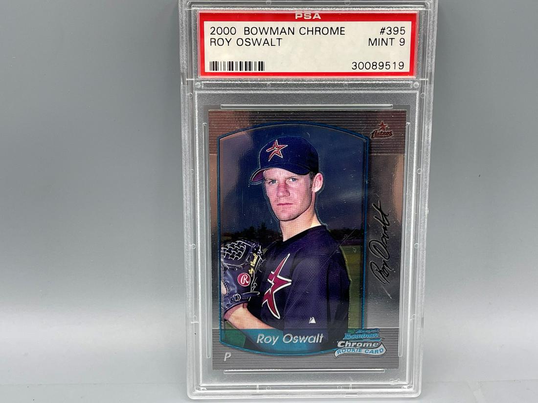 2000 Bowman Chrome Roy Oswalt RC #395 PSA 9 (1 of 2)