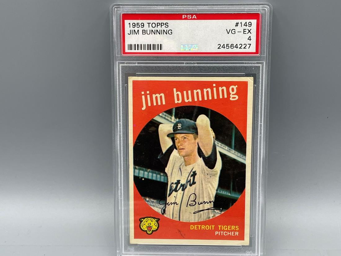 1959 Topps Jim Bunning #149 PSA 4 (1 of 2)