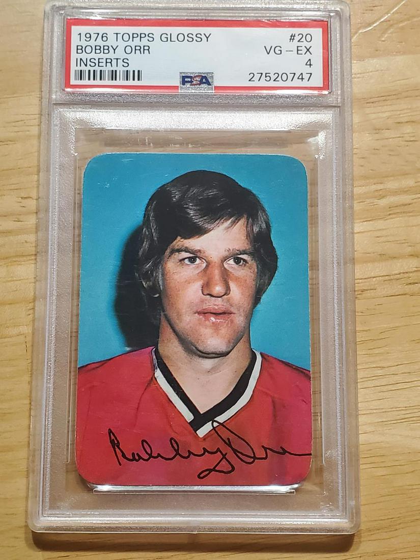 1976 Topps Glossy Inserts #20 Bobby Orr PSA 4 (1 of 1)