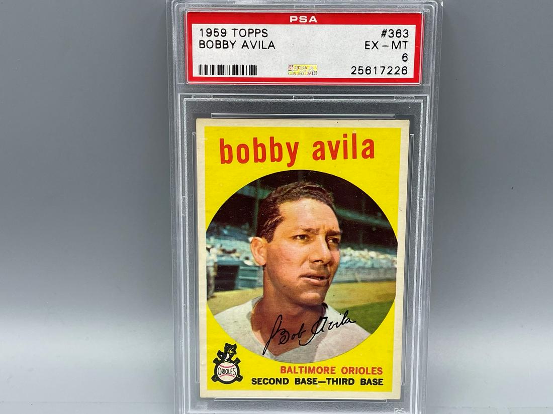 1959 Topps Bobby Avila #363 PSA 6 (1 of 2)