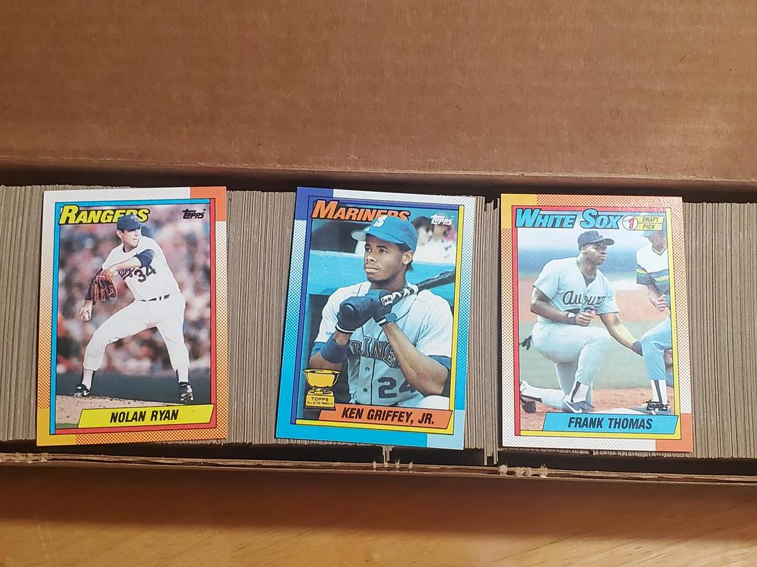 1990 Topps Set w/ Frank Thomas Rookie (1 of 1)