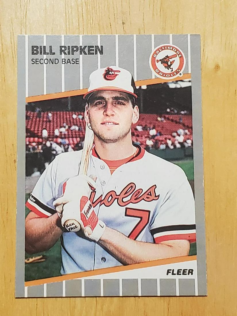 1989 Fleer Baseball Billy Ripken F*** Face Error #663 (1 of 3)