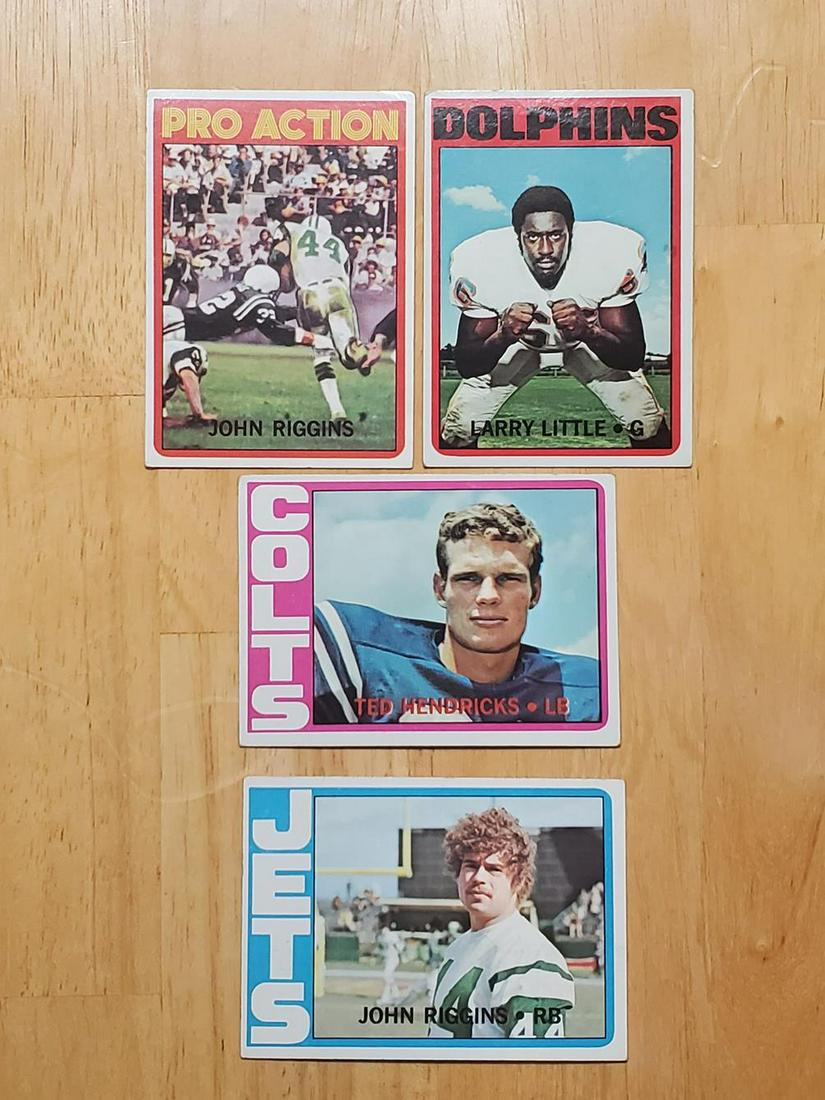 1972 Topps Football Hall of Fame Rookie Lot (1 of 6)