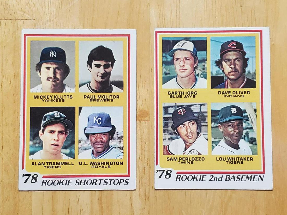 1978 Topps Baseball Rookies - Paul Molitor/Trammell (1 of 2)