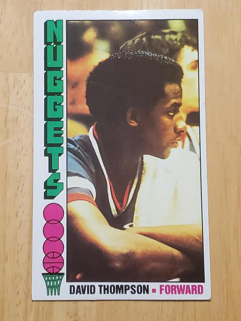 1976-77 Topps Basketball #110 David Thompson Rookie - (1 of 2)