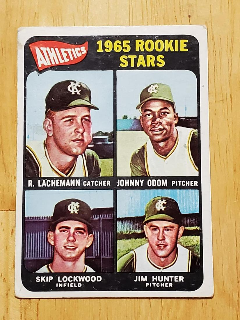 1965 Topps Baseball #526 Jim "Catfish" Hunter Rookie (1 of 2)