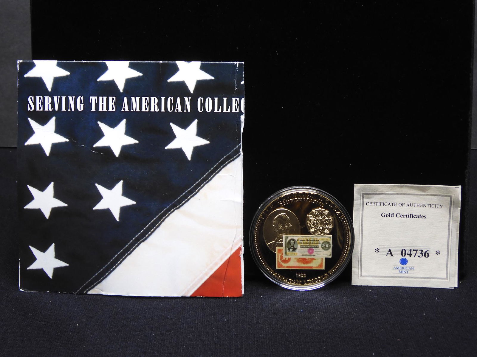 American Mint 1922 $500 Gold Certificate Commemorative (1 of 4)