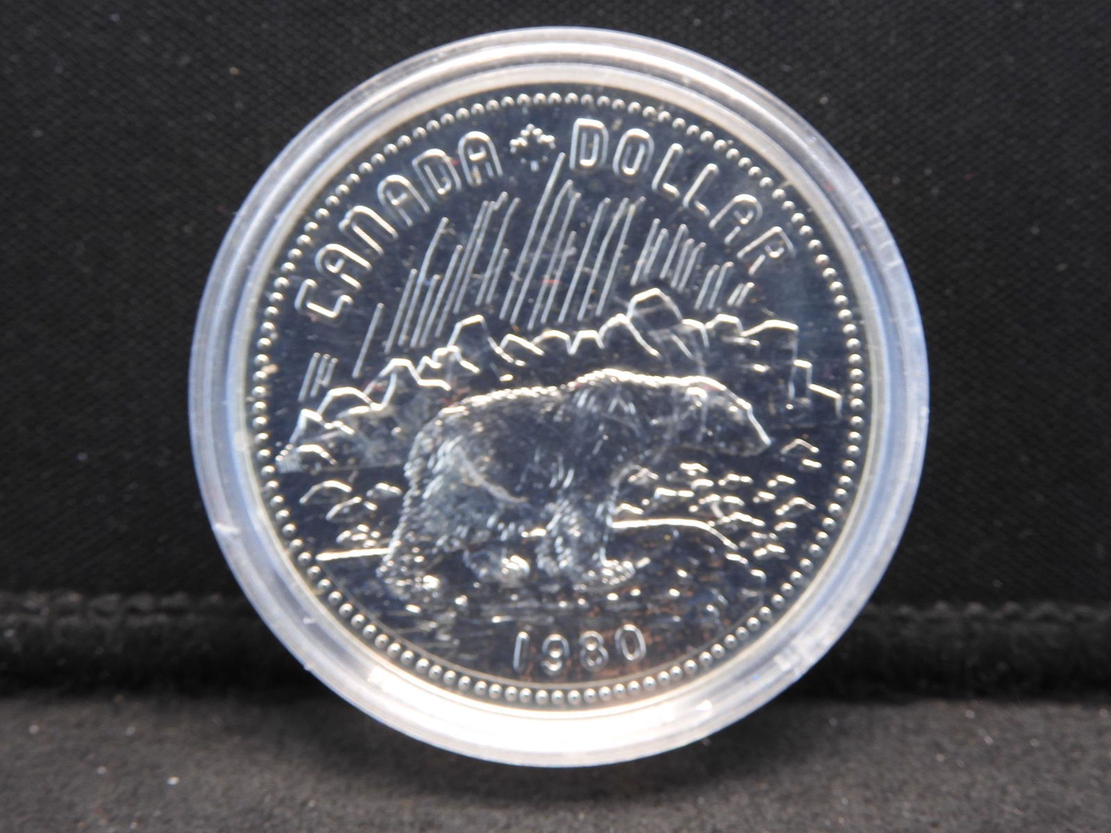 1980 Canada Arctic Territories 80% Silver Dollar.  GEM (1 of 3)