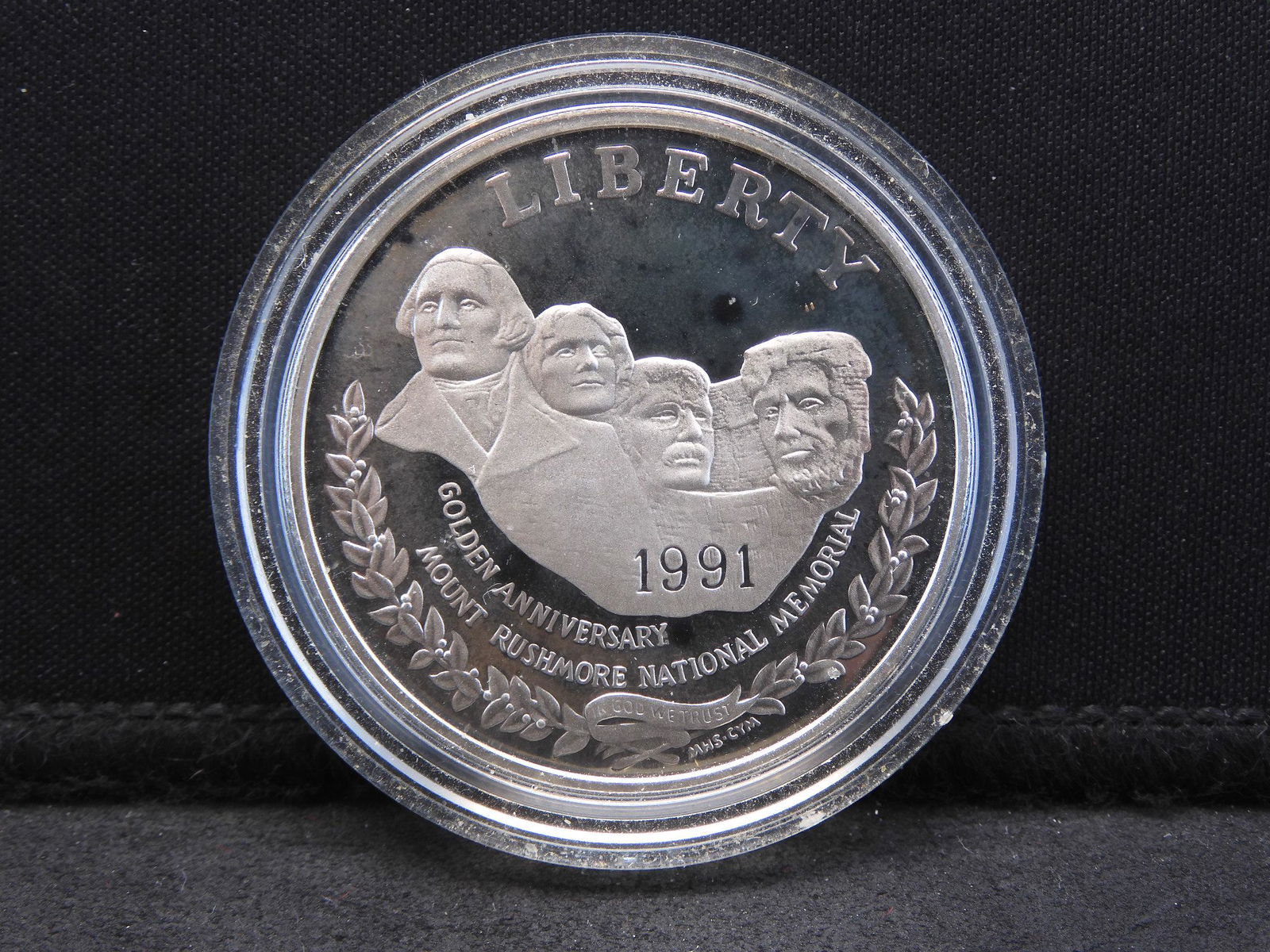 1991-S Mount Rushmore Proof Commemorative Silver (1 of 2)