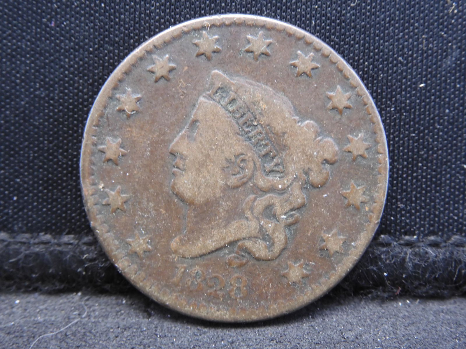 1828 US Large Cent.  Nice Very Good. (1 of 3)