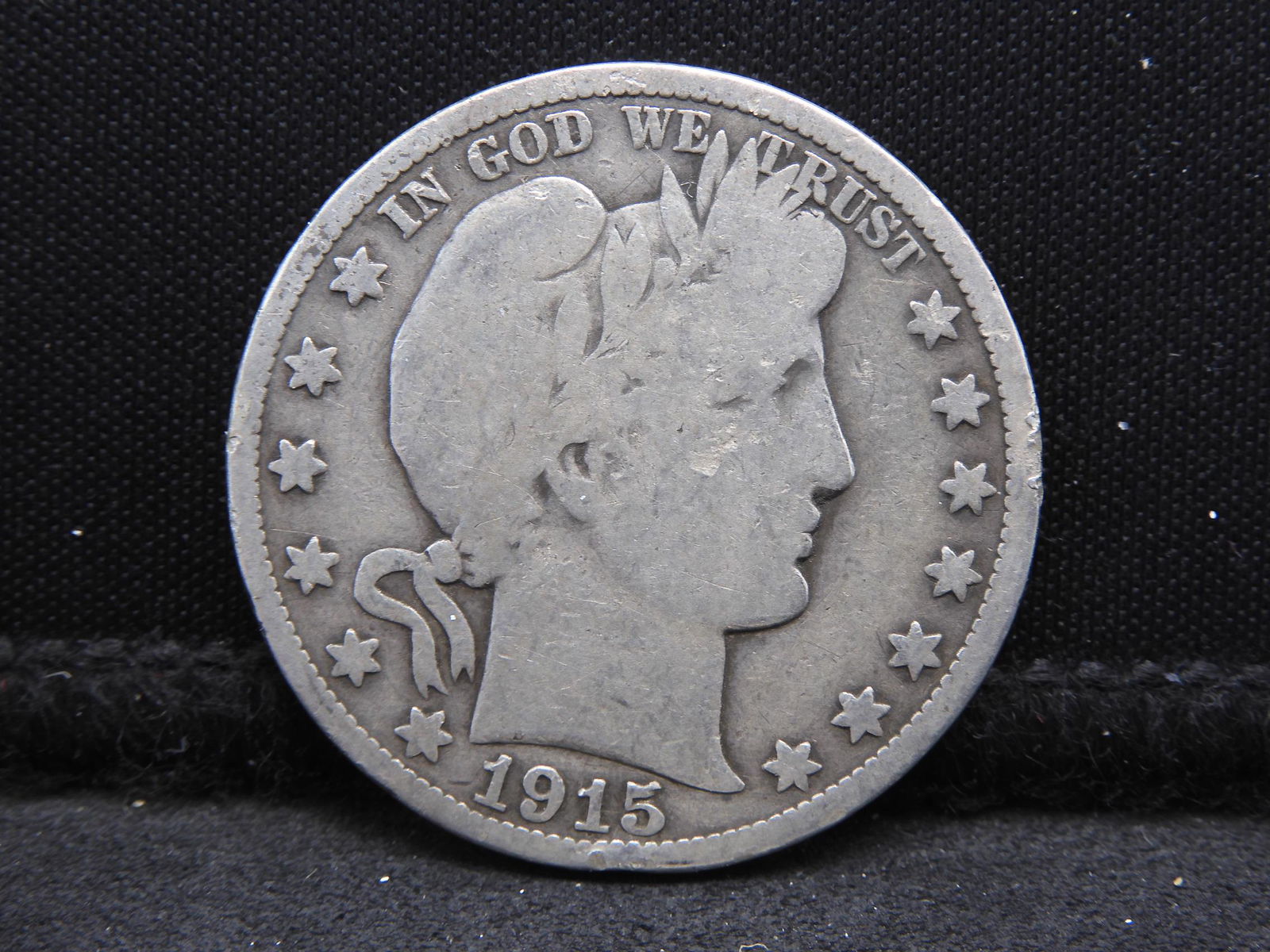 1915 Barber Half.  Original Very Good.  This is a very (1 of 3)