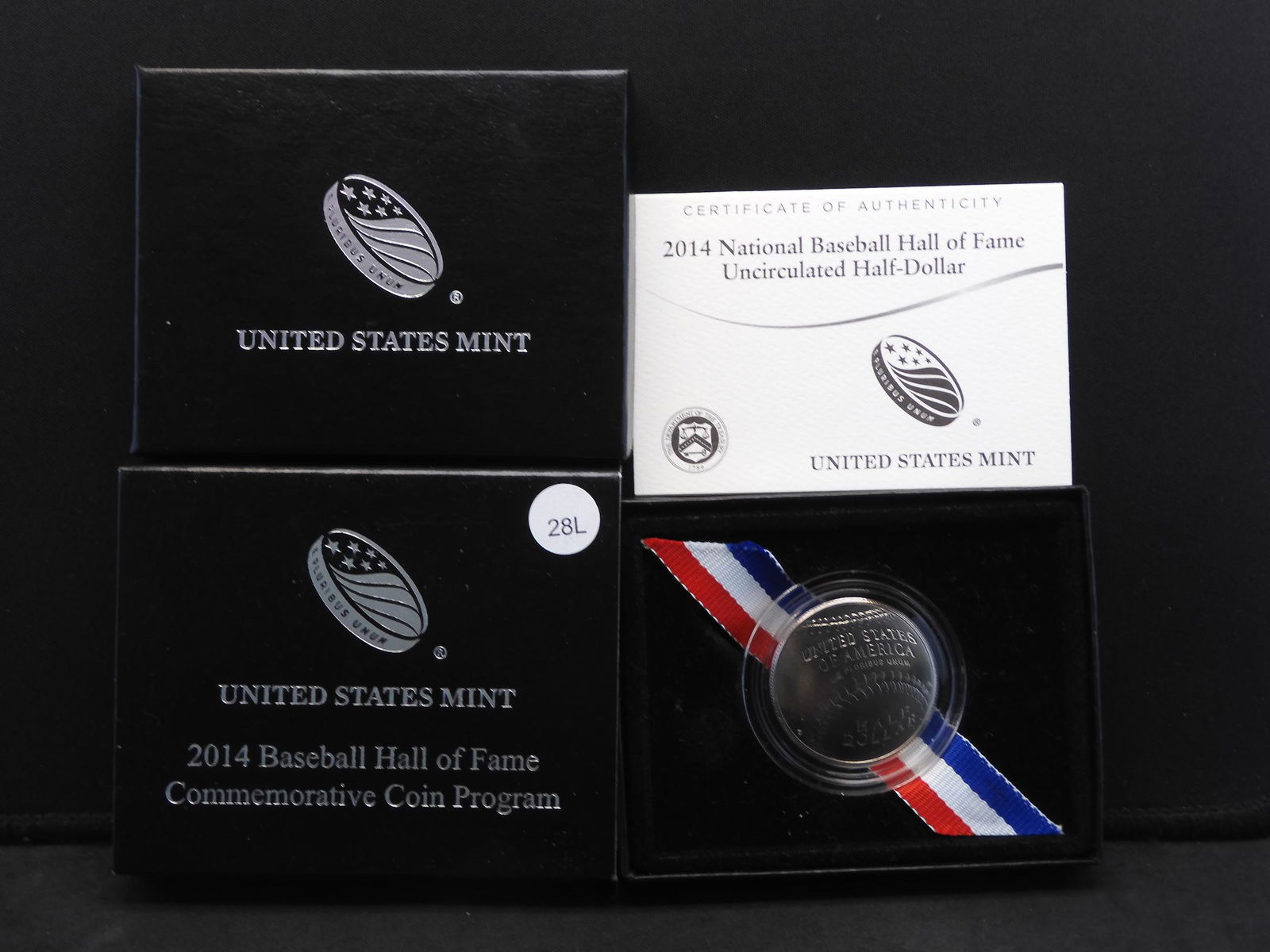 2014-D National Baseball Hall Of Fame Curved Coin (1 of 4)