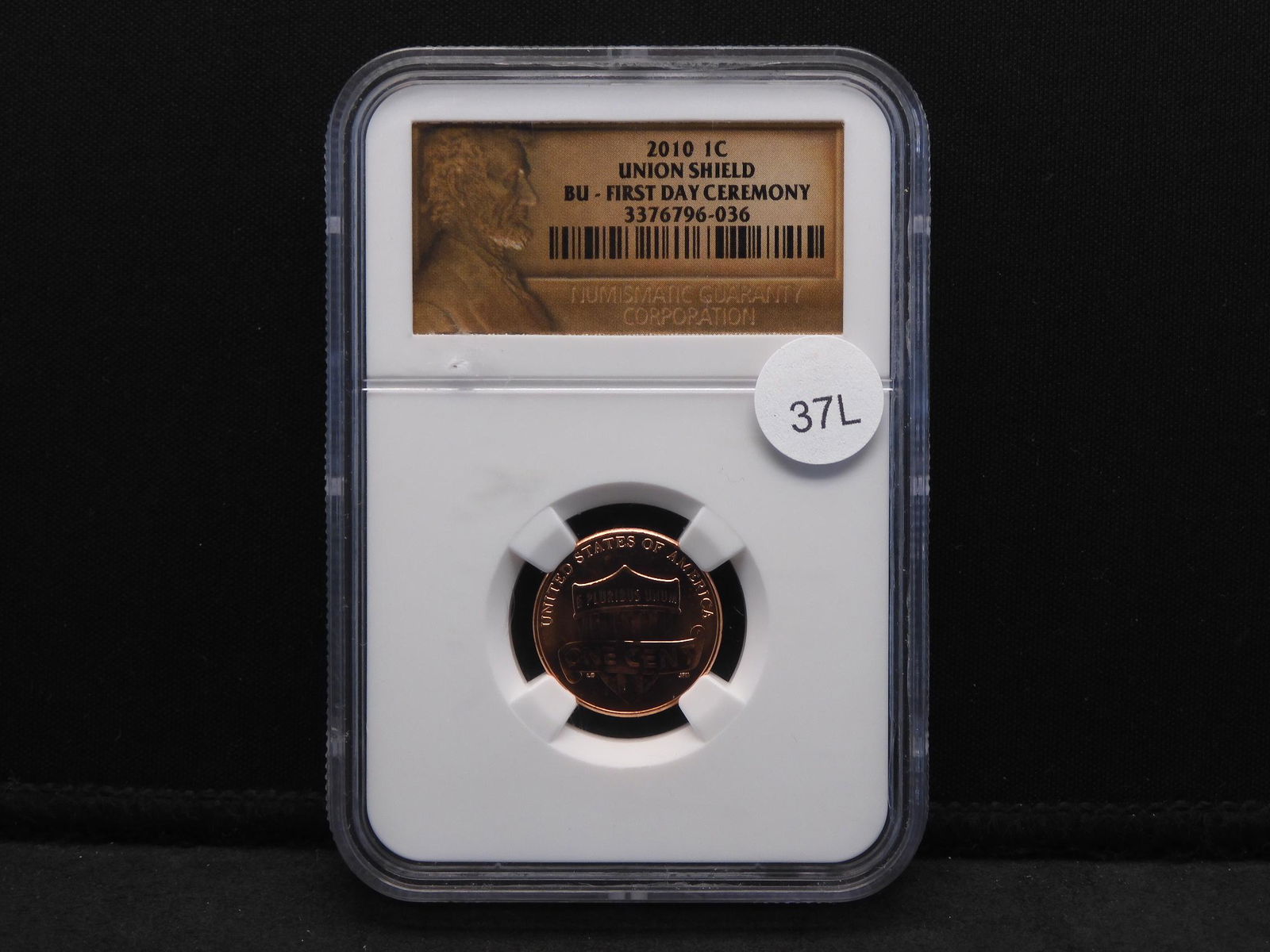 2010-P Lincoln Head Cent Graded Uncirculated By NGC (1 of 4)