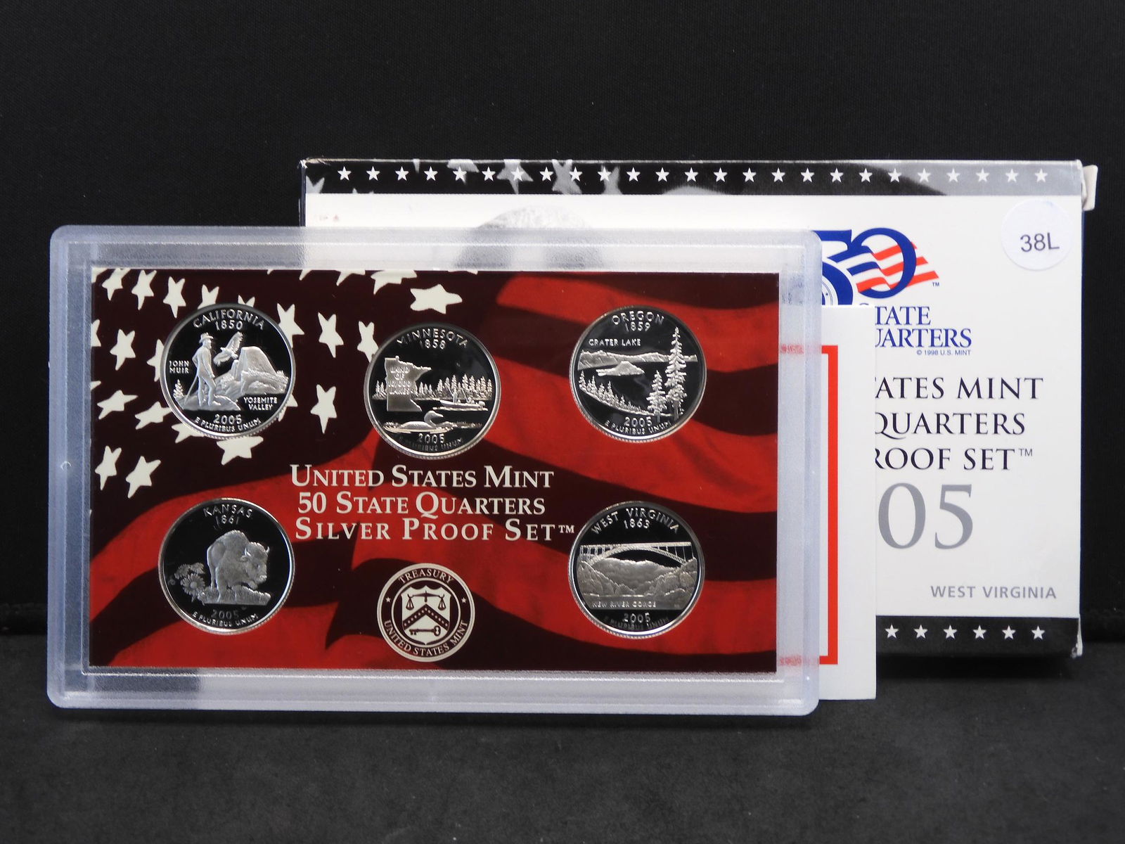 2005-S United States Mint Silver State Quarters Proof (1 of 4)