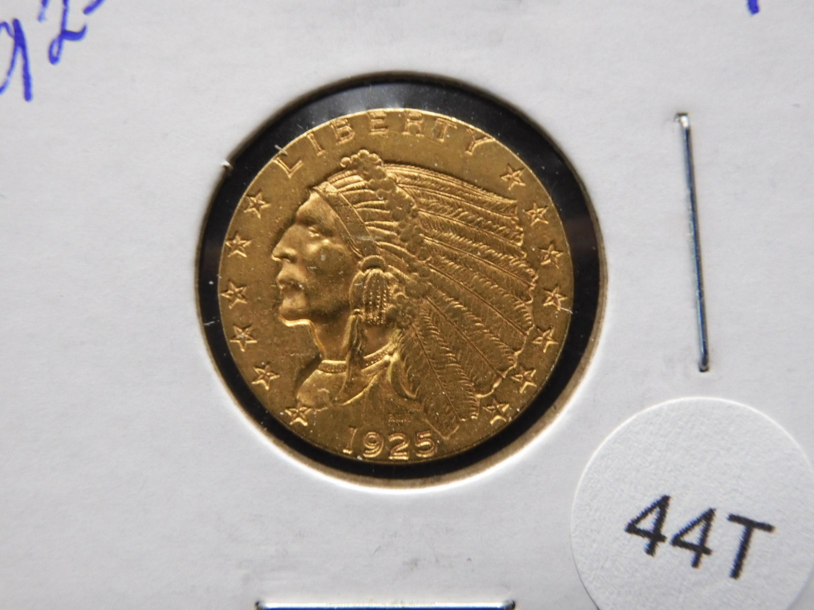 1925-D Gold Quarter Eagle 2 1/2 Dollar Gold Piece (1 of 3)