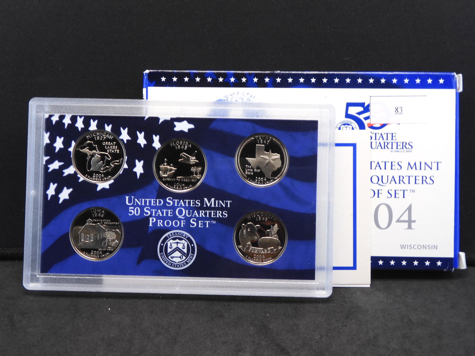 2004-S U.S. Proof 5 Statehood Quarter Set OGP (1 of 4)