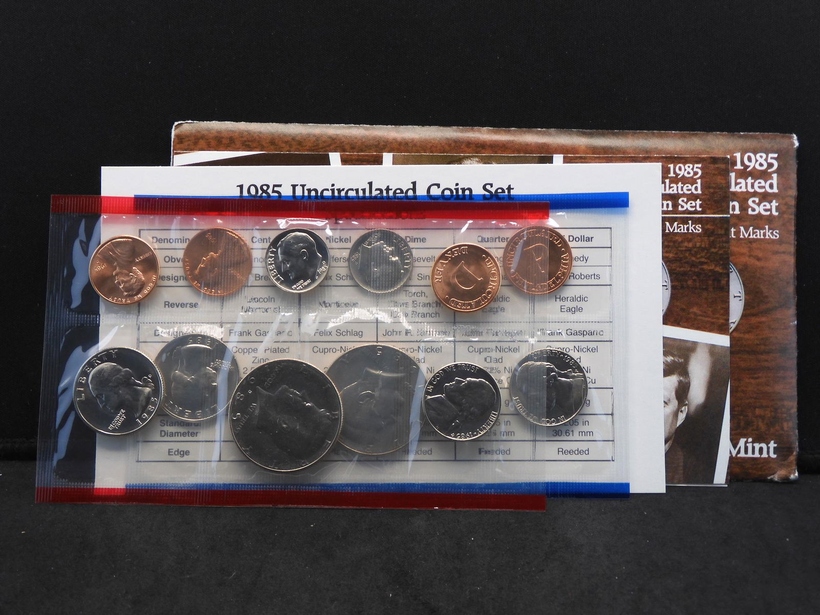 1985 U.S. Uncirculated P & D Mint Set OGP (1 of 6)