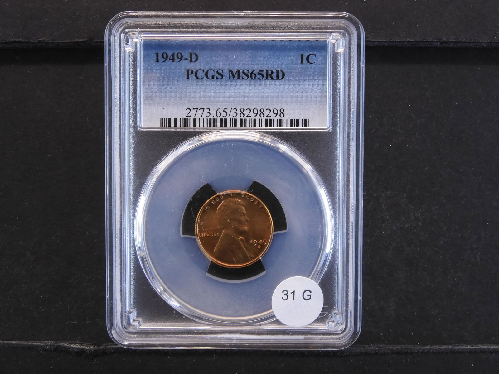 1949-D Lincoln Wheat Cent PCGS MS65RD - PCGS Price $24 (1 of 4)