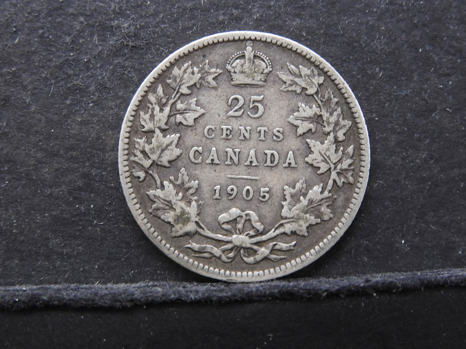Key- Date - 1905- Canada 25- Cent â€“ 800,000 Minted (1 of 2)