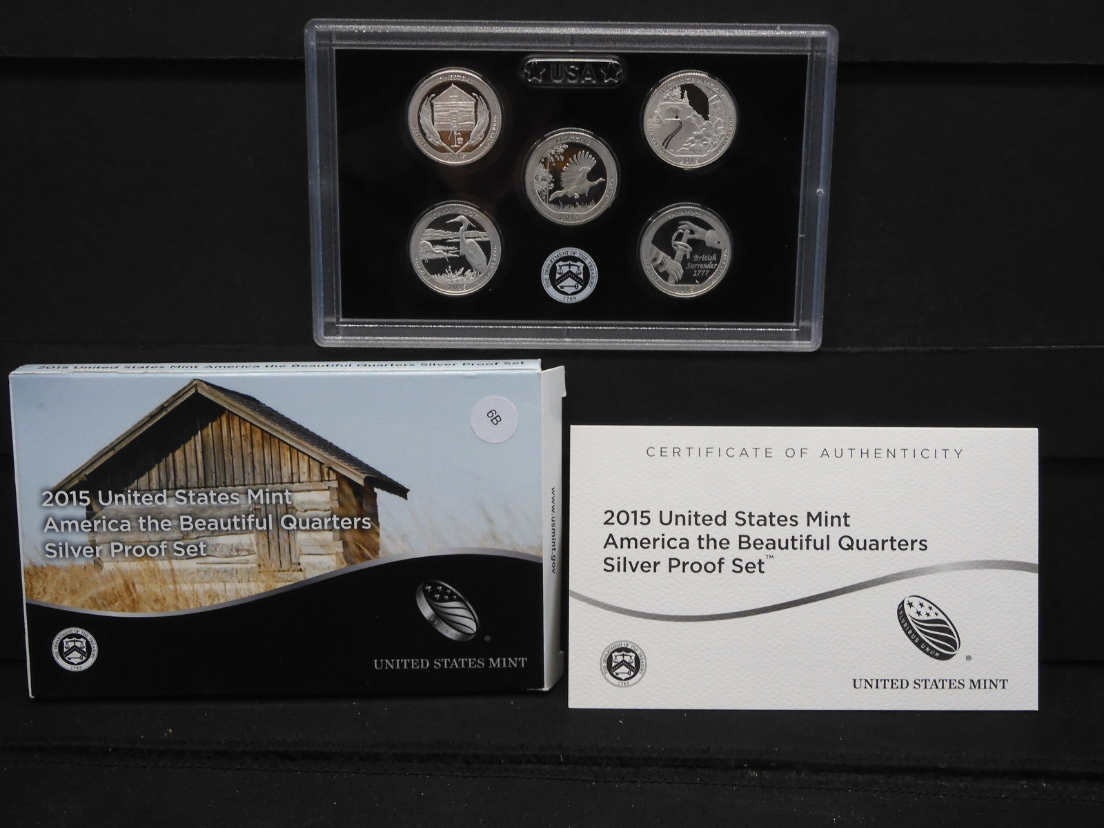2015-S US Mint America the Beautiful Quarters Silver (1 of 4)