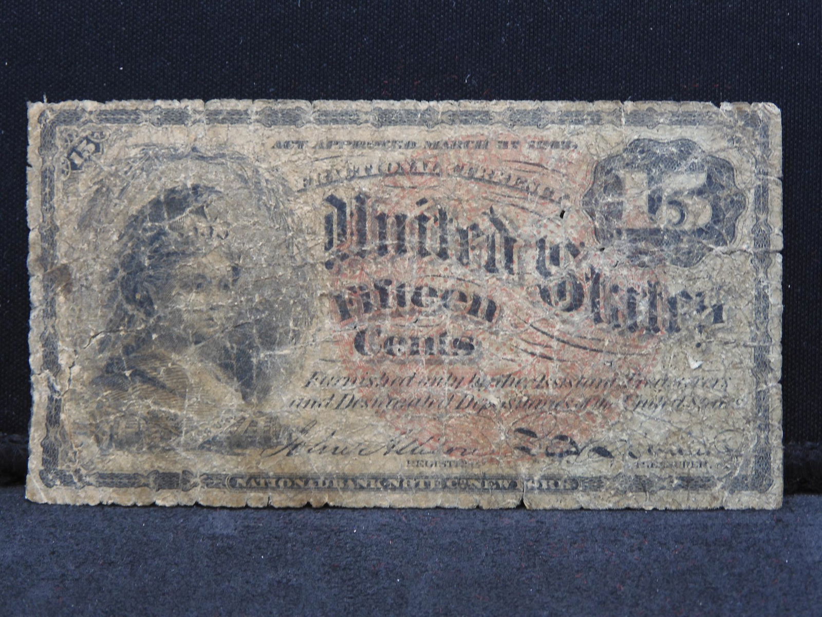 15 Cent Fractional Note Currency (1 of 4)