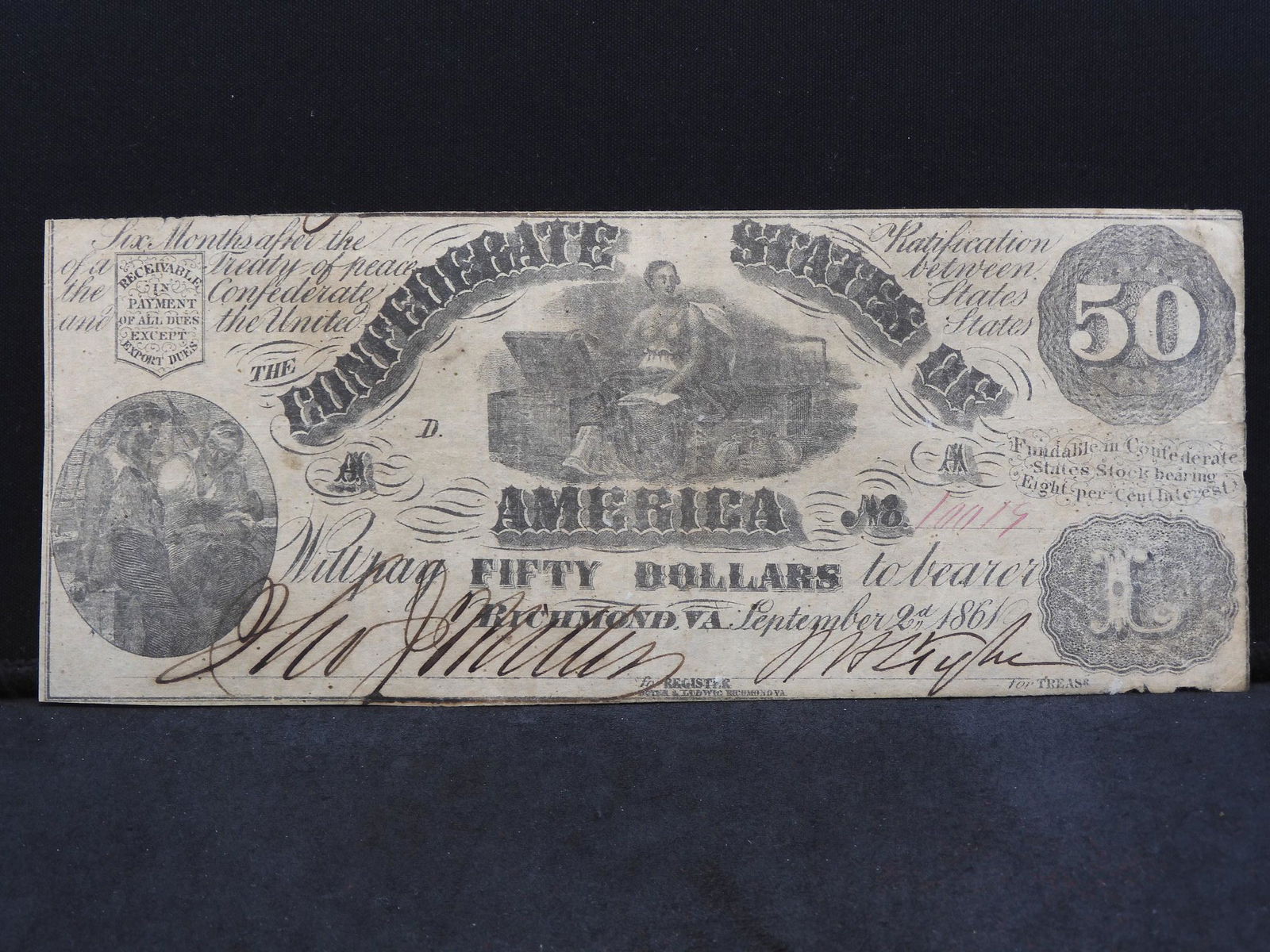50$ Confederate Note (1 of 3)