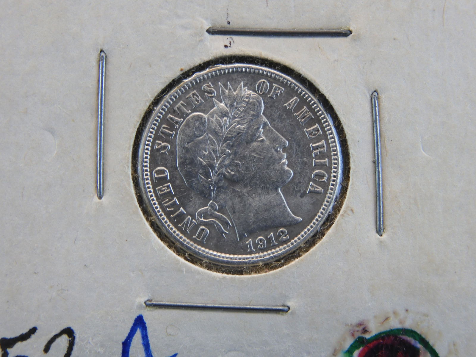 High Grade 1912 Barber Dime (1 of 3)