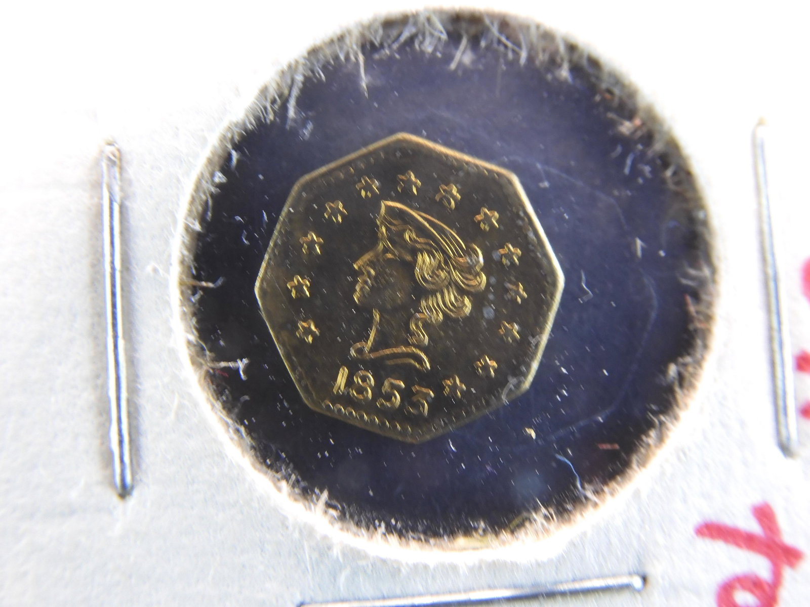 1853 California Gold Token - Choice BU (1 of 4)