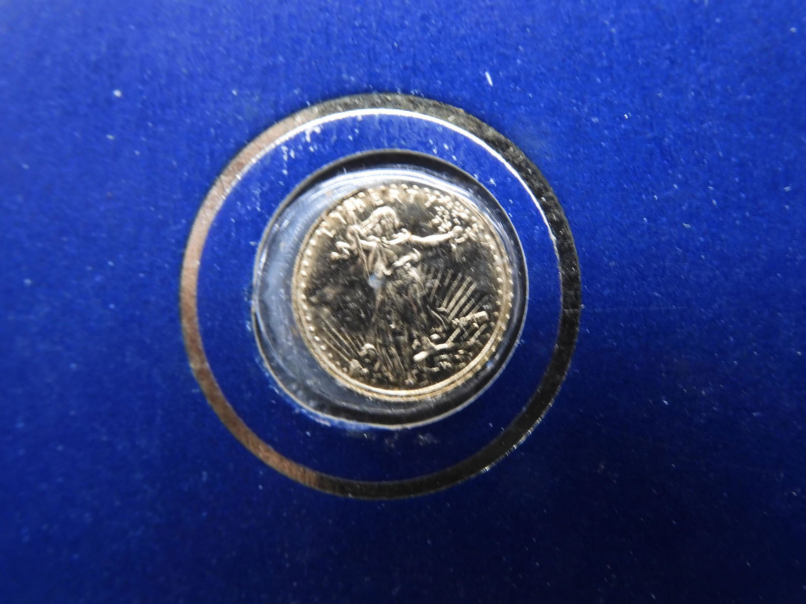 1907 Saint Gaudens Miniature 20$ Gold Piece 10 Karat (1 of 4)