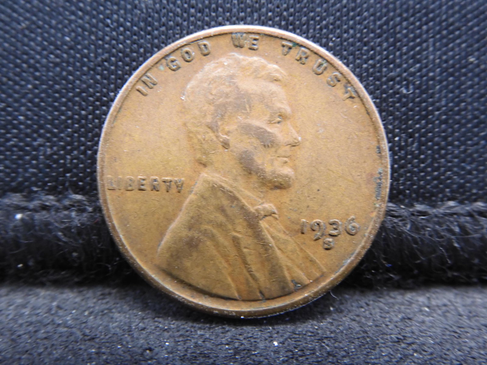 1936 S Lincoln Wheat XF Penny (1 of 3)