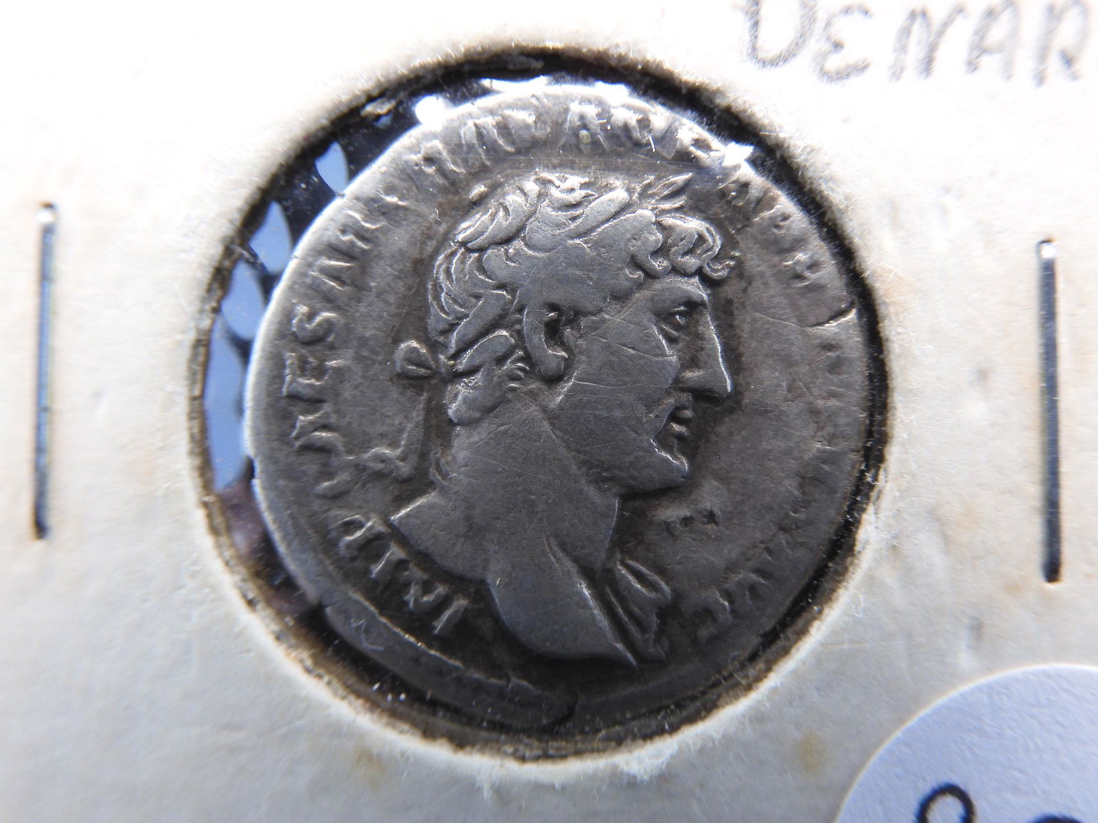 Ancient Roman Silver 98-118 AD Hadrian Denarius (1 of 3)
