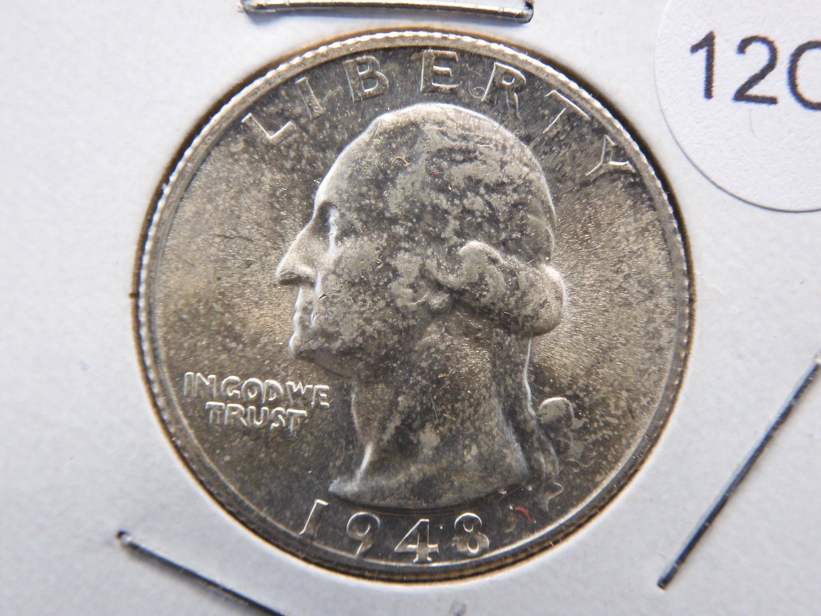 1948-S 90% Silver Washington Quarter Nice (1 of 3)