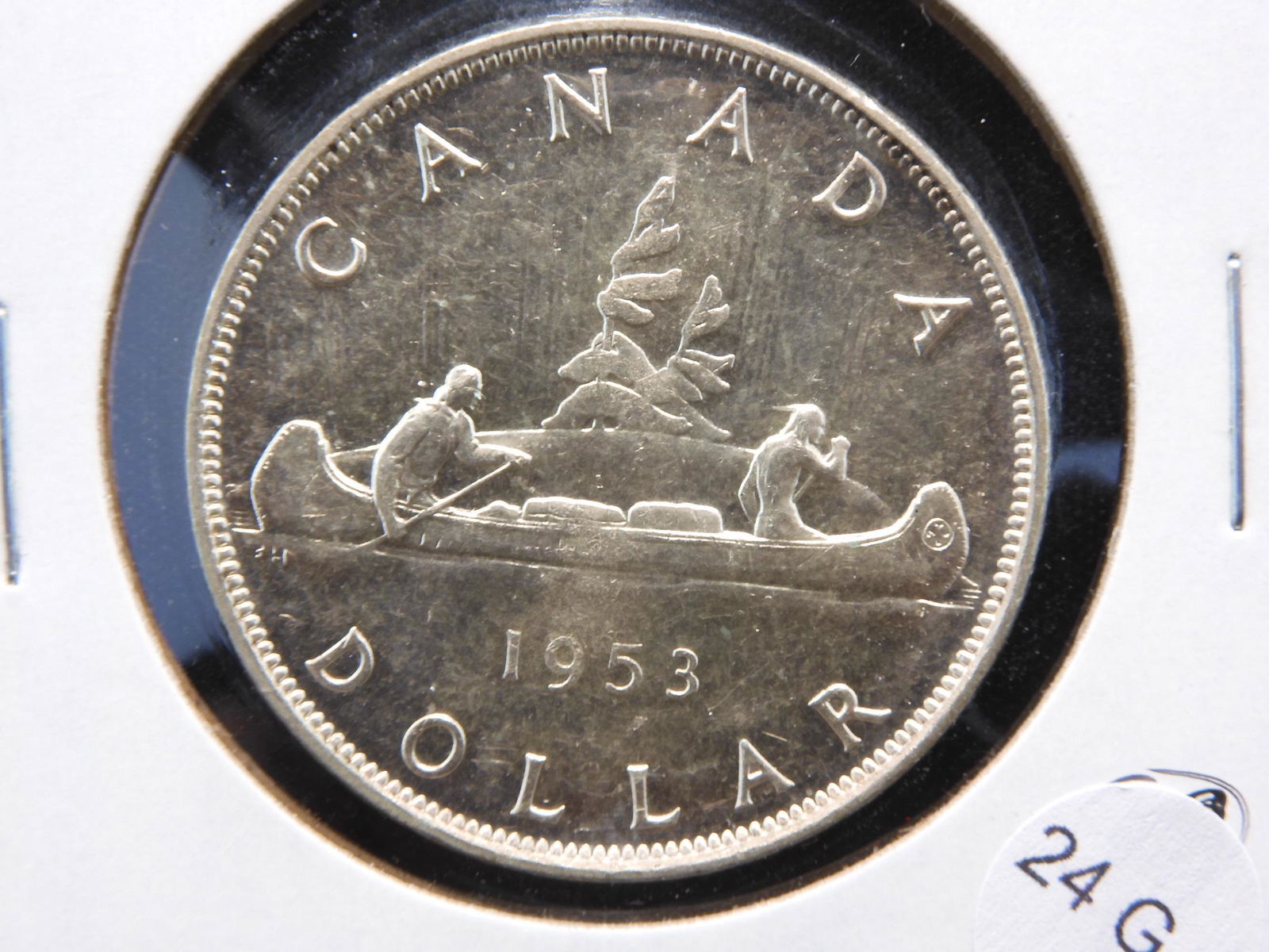 1953 Silver Canada Dollar High Grade Flashy (1 of 3)